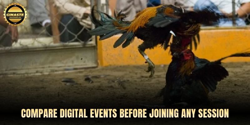 Compare digital events before joining any session
