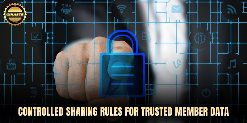 Controlled sharing rules for trusted member data