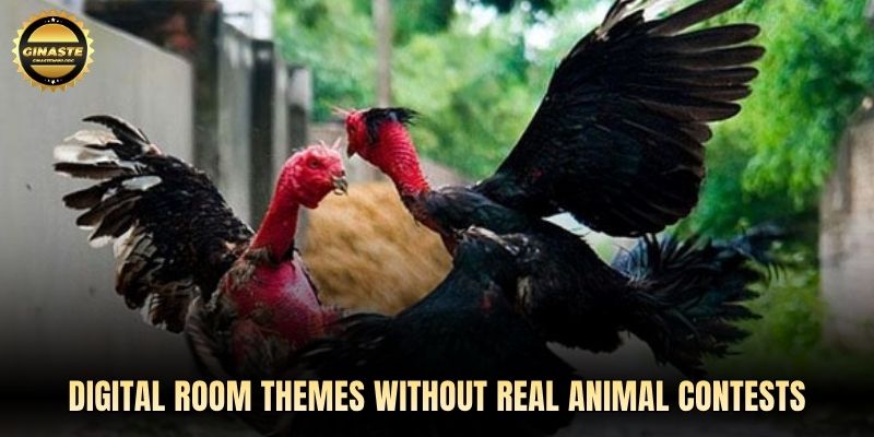 Digital room themes without real animal contests