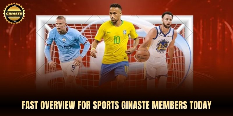 Fast overview for Sports GINASTE members today